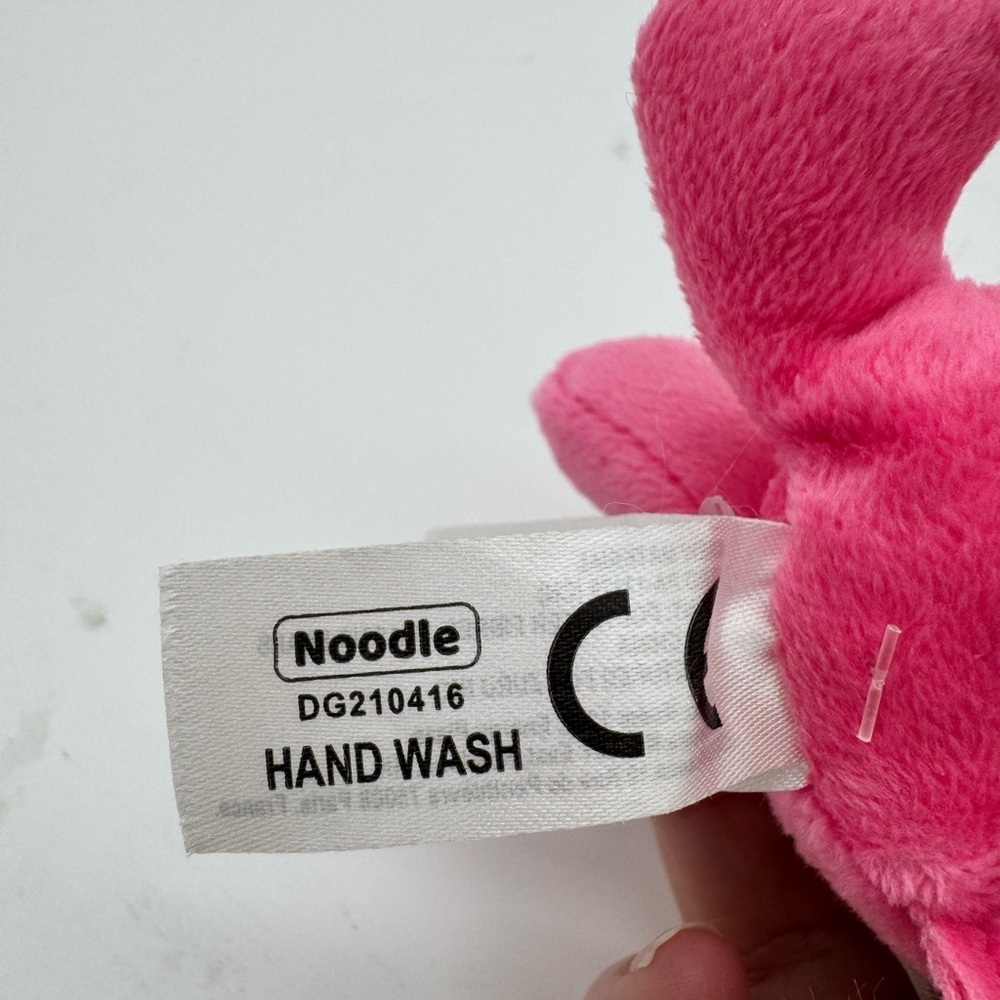 Coco Surprise Noodle The Poodle Plush Puppy Dog Pink Rainbow No Cone 6" - Picture 4 of 5
